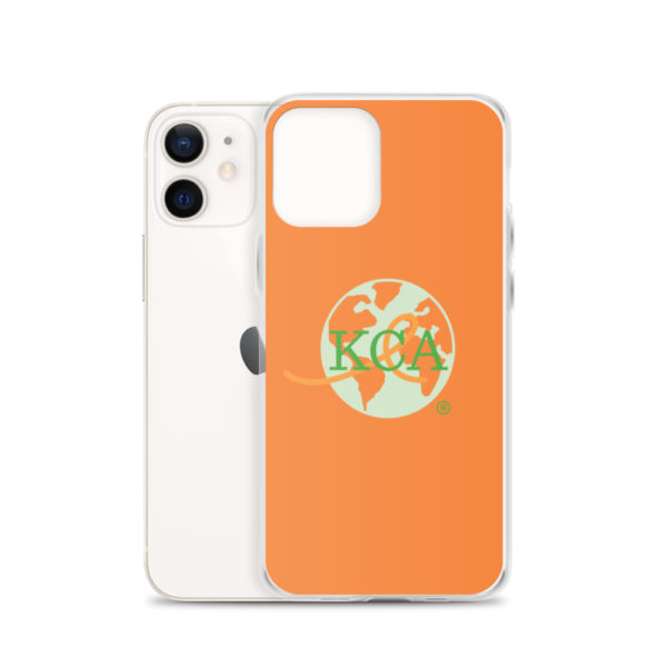 Image of Kidney Cancer Association iPhone 12 Case with white color iPhone