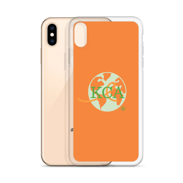 Image of Kidney Cancer Association iPhone XS Max Case with peach color iPhone